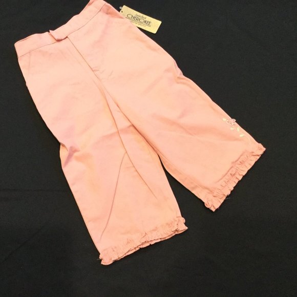 Cherokee 5T peach capri pants NWT - Picture 1 of 2